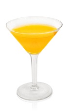 The Ginger Street is an orange cocktail made from Patron tequila, ginger liqueur, lemon juice, lime juice, simple syrup and orange bitters, and served in a chilled cocktail glass.