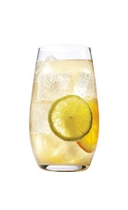 The Grand Tonic is a refreshing tall drink made from Grand Marnier, tonic water, lemon and orange, and served over ice in a highball glass.