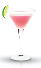 The Grape Cosmo is an exciting variation of the classic Cosmopolitan cocktail. A pink colored cocktail made from Finlandia grapefruit vodka, Cointreau, cranberry juice and lime juice, and served in a chilled cocktail glass.