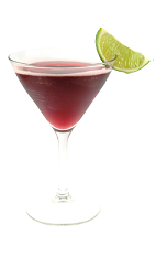 The Harvest Moon is a red drink made from Smirnoff Pomegranate vodka, Disaronno liqueur, red grape juice and lemon juice, and served in a chilled cocktail glass.