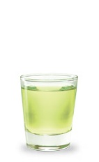 The Mama's Pucker is guaranteed to make your love pucker up for a kiss! A green shot made form peppermint schnapps and sour apple schnapps, and served in a chilled shot glass. 