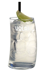 The Mint Iced Tea cocktail recipe is made from Volare Peppermint liqueur, vodka, rum, gin, sweet and sour mix and Sprite, and served over ice in a highball glass garnished with a lime wedge.