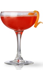 The Monkey Gland is a classic orange colored cocktail known to most bartenders around the world. This variation is made from Martin Miller's gin, orange juice, grenadine and absinthe, and served in a chilled cocktail glass.