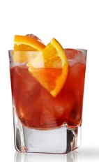 The Negroni is one of the most famous Italian cocktails of all time, recently featured by Anthony Bourdain during his travels to Italy. This variation is made from Martin Miller's gin, sweet red vermouth and Campari, and served over ice in a rocks glass.