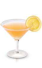 The New Amsterdam Marmalade is an peach colored drink made from New Amsterdam gin, orange marmalade, grenadine and orange, and served in a chilled cocktail glass.