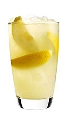 The Old Time Kiwi Lemonade is a great new way to enjoy the old childhood classic. Made from 42 Below Kiwi vodka, lemon juice, sugar and club soda, and served over ice in a highball glass.
