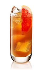 The Orgeat Iced Tea is a refreshing iced drink made from Beefeater gin, English breakfast tea and orgeat syrup, and served over ice in a highball glass.