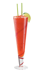 Once you try a PAMA Daiquiri, you will never make a plain old daiquiri again. The PAMA Daiquiri recipe is made from PAMA pomegranate liqueur, white rum and sweet & sour mix blended with ice, and served in a hurricane or other tall glass.