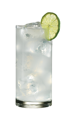 The Paloma Azul drink recipe is made from Lunazul blanco tequila, lime juice, salt and grapefruit soda, and served over ice in a highball glass.