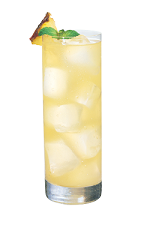 The Pineapple Chi Chi drink is a yellow-colored drink made from Smirnoff pineapple vodka, pineapple juice, lime juice and coconut vodka, and served over ice in a highball glass.