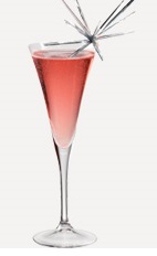 The Pom Flirtini is the perfect cocktail when you want to make a pass at a sexy party guest. A red colored drink recipe made from Burnett's pomegranate vodka, grenadine and chilled champagne, and served in a chilled champagne flute.