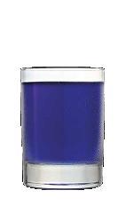 The Purple People Eater is a lively fruity flavored drink recipe perfect for any day of the year. A purple colored cocktail made from Three Olives Purple vodka, peach schnapps and cranberry juice, and served over ice in a rocks glass.