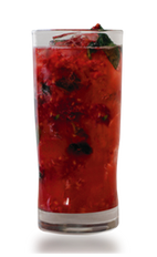 The Raspberry Mojito combines the flavors of an early summer day to form a refreshing red colored drink. Made from Don Q rum, raspberries, mint, lime juice and chilled champagne, and served over ice in a highball glass.