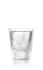 The Razz Shot is a clear colored shot made from Bacardi Black Razz rum, and served in a chilled shot glass.