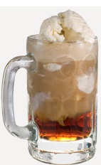 The Cherry Coke Float drink recipe is a variation of the classic Root Beer Float, designed for adults. Made from Burnett's cherry cola vodka, ice cream and Coca-Cola, and served in a chilled mug.