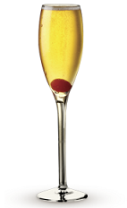 The Rum Kisses cocktail recipe is a sexy alternative drink for New Year's Eve. Made from Cruzan Strawberry rum and chilled rose champagne, and served in a chilled champagne flute.