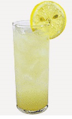 The Sour Apple Drop is a fruity drink recipe made from Burnett's sour apple vodka, melon liqueur, sweet & sour mix and lemon-lime soda, and served over ice in a highball glass.