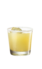 The Southside drink is made from Smirnoff Green Apple vodka, orange juice and lime, and served over ice in a rocks glass.