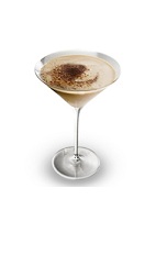 The St Patrick's Spiced Martini is a brown-colored cocktail perfect for St. Patrick's Day. Made from an aromatic blend of Bailey's Irish cream and pumpkin spice, and served in a chilled cocktail glass.