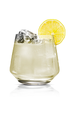 The Stickiberry drink is made from Stoli Sticki honey vodka, white cranberry juice and club soda, and served in an old-fashioned glass.