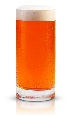 The Gin O' Lantern is the perfect way to start your Halloween party. Made from New Amsterdam gin, pumpkin liqueur and beer, and served in a chilled beer glass.