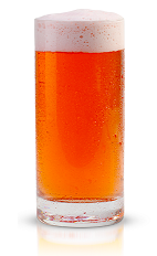 The Skyrocket is a beer-based drink made from New Amsterdam gin, bitters and pilsner beer, and served in a chilled beer glass.