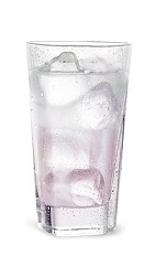 The Tropical Grape is a purple drink made from Pucker grape schnapps, coconut schnapps and club soda, and served over ice in a highball glass.