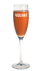 The Kir Royal is a classic New Year's Eve cocktail recipe, but also served during the summer while sitting poolside. Made from Volare crème de cassis and chilled champagne, and served in a chilled champagne flute.