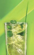 The Zujito is a Polish variant of the classic Mojito cocktail recipe. A green-ish colored drink made from Zubrowka Bison Grass vodka, lime juice, simple syrup and mint, and served over ice in a highball glass.