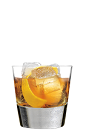 The 100 Rocks is made from lemon and Southern Comfort 100 Proof, and served over ice in a rocks glass.