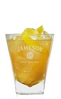The Apricot Sour Jameson is an orange colored Saint Patrick's Day drink created in the fashion of traditional sour cocktails. Made from Jameson Irish whiskey, apricots, apricot brandy, apple juice and lemon juice, and served over ice in a rocks glass.