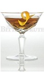 The Balm Cocktail is a sweet and spicy summer drink perfect for a relaxing evening with your friends. A brown cocktail made from dry sherry, orange curacao, pimento dram and orange bitters, and served in a chilled cocktail glass.