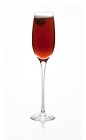 The Blackberry Pear Bellini is a Celtic version of the classic Bellini cocktail. A red colored drink made from Caorunn gin, blackberry brandy, pear juice and chilled champagne, and served in a chilled champagne flute.