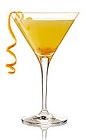 The Breakfast Martini is a refreshing way to start your day. An orange cocktail made from gin, Cointreau, lemon juice and orange marmalade, and served in a chilled cocktail glass.
