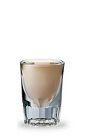 The Buttery Nipple is a smooth brown shot made from DeKuyper Buttershots butterscotch schnapps and Bailey's Irish cream, and served in a chilled shot glass.