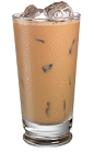 The Cafe con Leche Iced drink is made from Kahlua coffee liqueur, espresso, half-and-half and condensed milk.