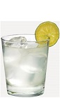 The Cinn Soda drink recipe is made from Burnett's hot cinnamon vodka and lemon-lime soda, and served over ice in a rocks glass.