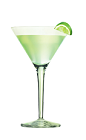 The Citri-tini is a green cocktail made from Smirnoff lime vodka, orange vodka, sour mix and pineapple juice, and served in a chilled cocktail glass.