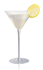 The Citrus Lemon Drop cocktail is made from Stoli Citros vodka, lemon juice and agave nectar, and served in a chilled cocktail glass.