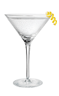 The Martini is a classic cocktail made from vodka, dry vermouth and lemon, and served in a chilled cocktail glass.