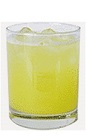 The Coconut Fizz drink recipe is an orange colored cocktail made from Burnett's coconut vodka, sweet & sour mix, orange juice and lemon-lime soda, and served over ice in a rocks glass.