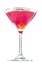 The Cointreaupolitan Star is a red colored cocktail made from Cointreau orange liqueur, cranberry juice and lemon juice, and served in a chilled cocktail glass.