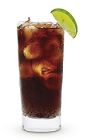 The Cruzan with Cola drink recipe is made from Cruzan Aged Dark rum, cola and lime, and served over ice in a highball glass.