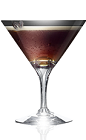 The Z Espresso Martini cocktail recipe is made from Danzka Fifty vodka, espresso and simple syrup, and served in a chilled cocktail glass.