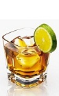 The Disaronno and Lemon is an orange drink made from Disaronno and lemon or lime, and served over ice in a rocks glass.