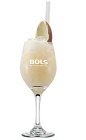 The Easter Egg is a refreshing Spring cocktail perfect for an Easter morning delight. A cream colored cocktail made from Bols Yoghurt liqueur, white creme de cacao and a chocolate egg, and served over ice in a sour glass.