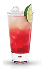 The Easy Breeze is an easy cocktail to make for any occasion. A red colored drink made from Finlandia grapefruit vodka, lime and cranberry juice, and served over ice in a highball glass.