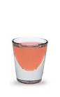 The Fire and Frost is a pink shot made from Hot Damn cinnamon schnapps and DeKuyper peppermint schnapps, and served in a chilled shot glass.