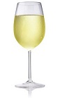 In the spirit of Cinco de Mayo, a cocktail made form tequila with a French name! The Fleur de Patron is a golden cocktail made from Patron Silver tequila, Patron Anejo tequila, elderflower liqueur and champagne, and served in a white wine glass.