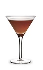 The French Martini is an orange cocktail made from raspberry schnapps, vodka and pineapple juice, and served in a chilled cocktail glass.